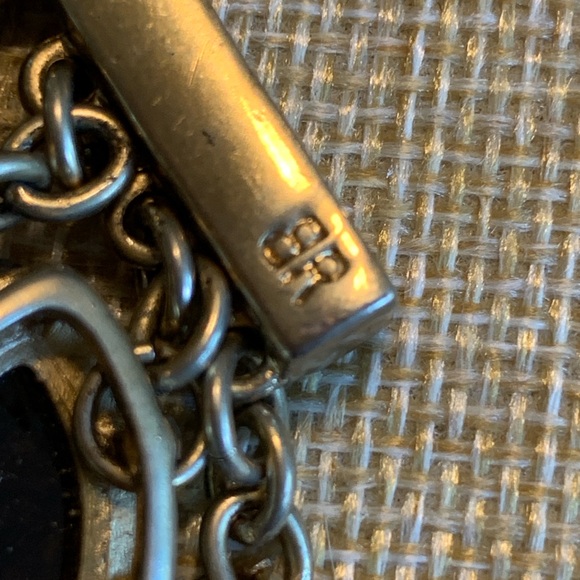 Banana Republic very chunky statement bracelet. Faux smokey topaz. - Picture 3 of 9